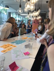 Queen of Sweden attending the OPEN MIND project at Science Gallery Dublin