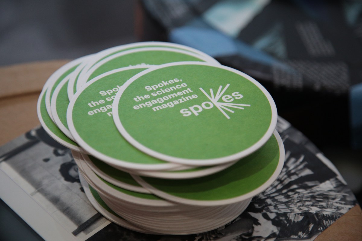 Spokes beer mats at #Ecsite2016