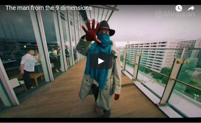 "The man from the 9 dimensions" - award-winning planetarium film by National Museum of Emerging Science and Innovation (Miraikan)