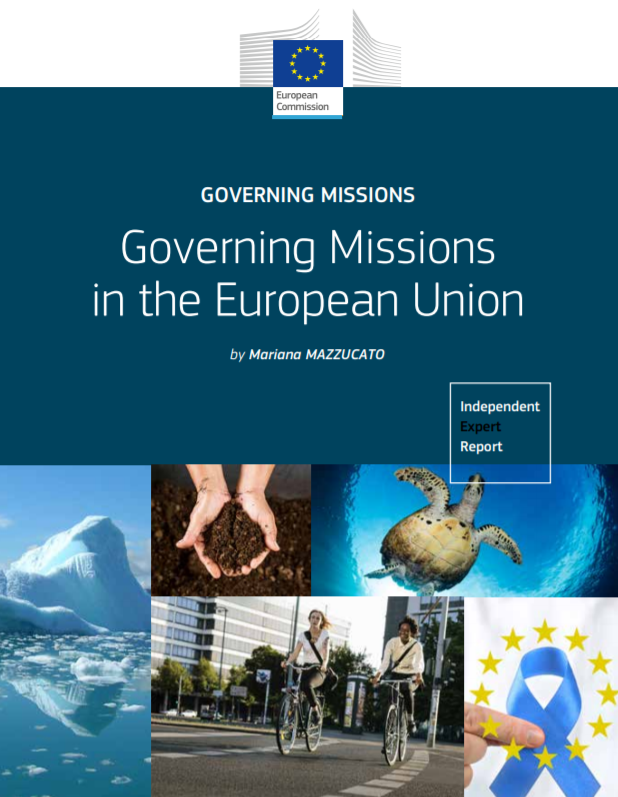 Prof. Mariana Mazzucato report on HEU Missions. Credit: EU Commission