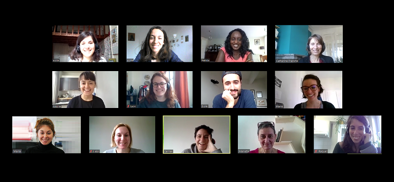 One of our Ecsite virtual team meetings