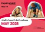 Poster for May 2025 event in Experyment Science Centre